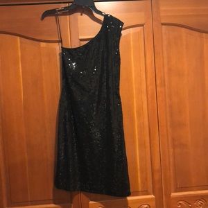 Club Monaco Womens Black Sequin Dress - Size M